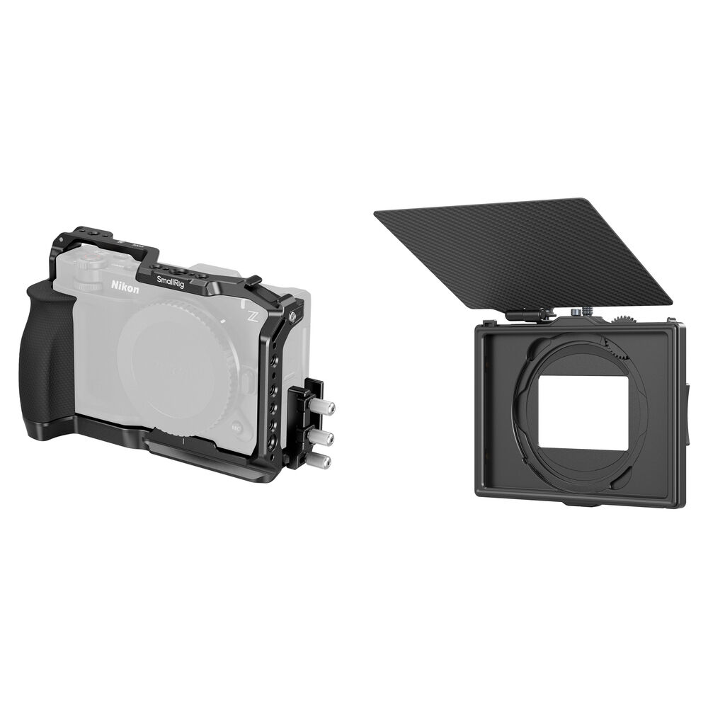 SmallRig Jaula para Cámara Nikon ZR con Clamp de Cable y Kit de Matte Box