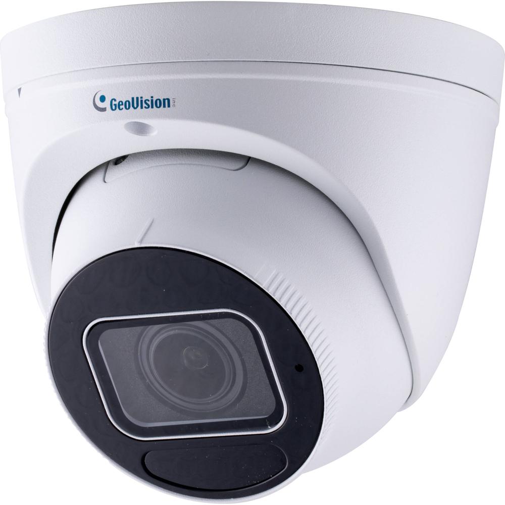 GeoVision GV-EBD4813 Cámara Turret de Red Exterior 4MP con Visión Nocturna y Lente Varif