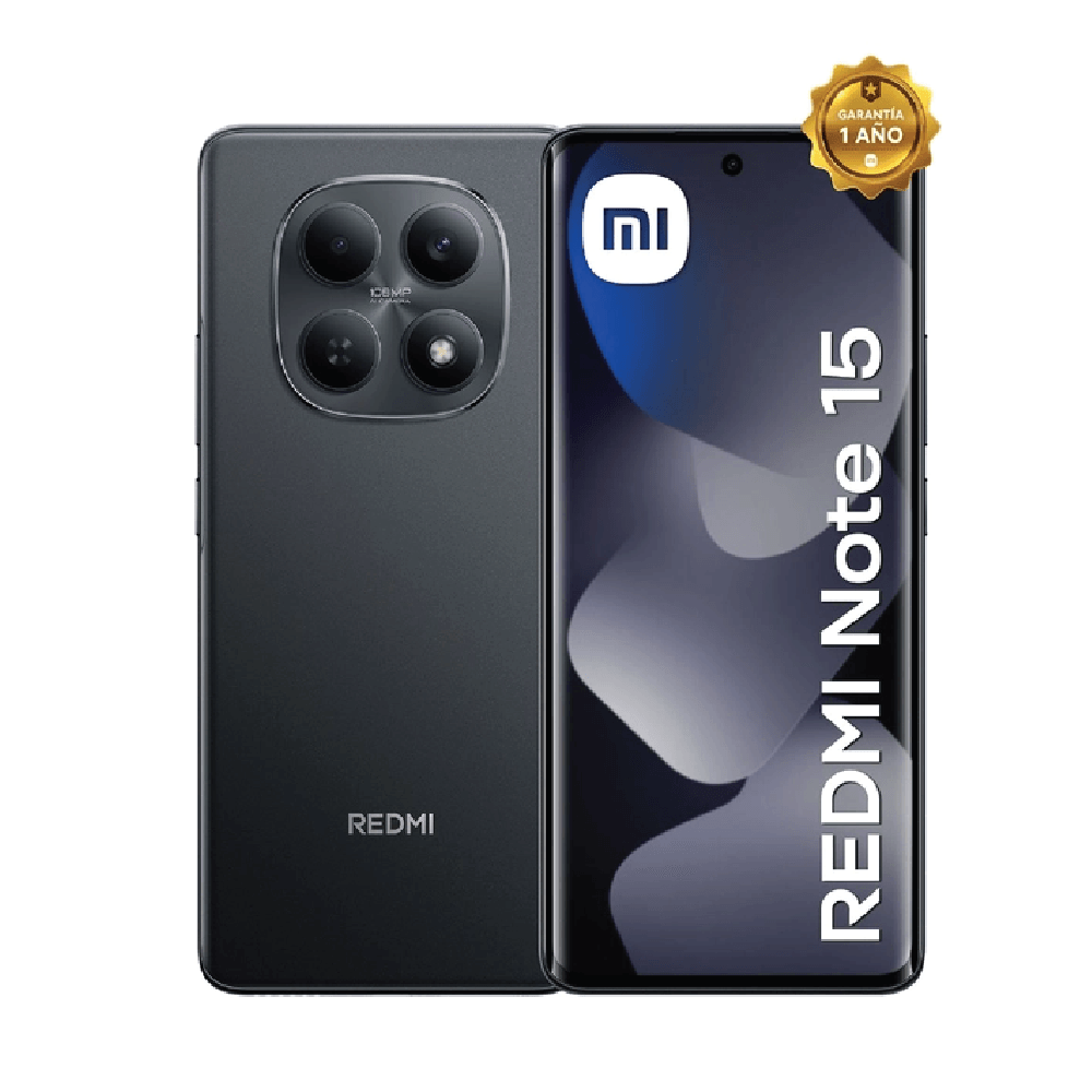 Celular Xiaomi Redmi Note 15 256GB RAM 8GB ROM - Negro