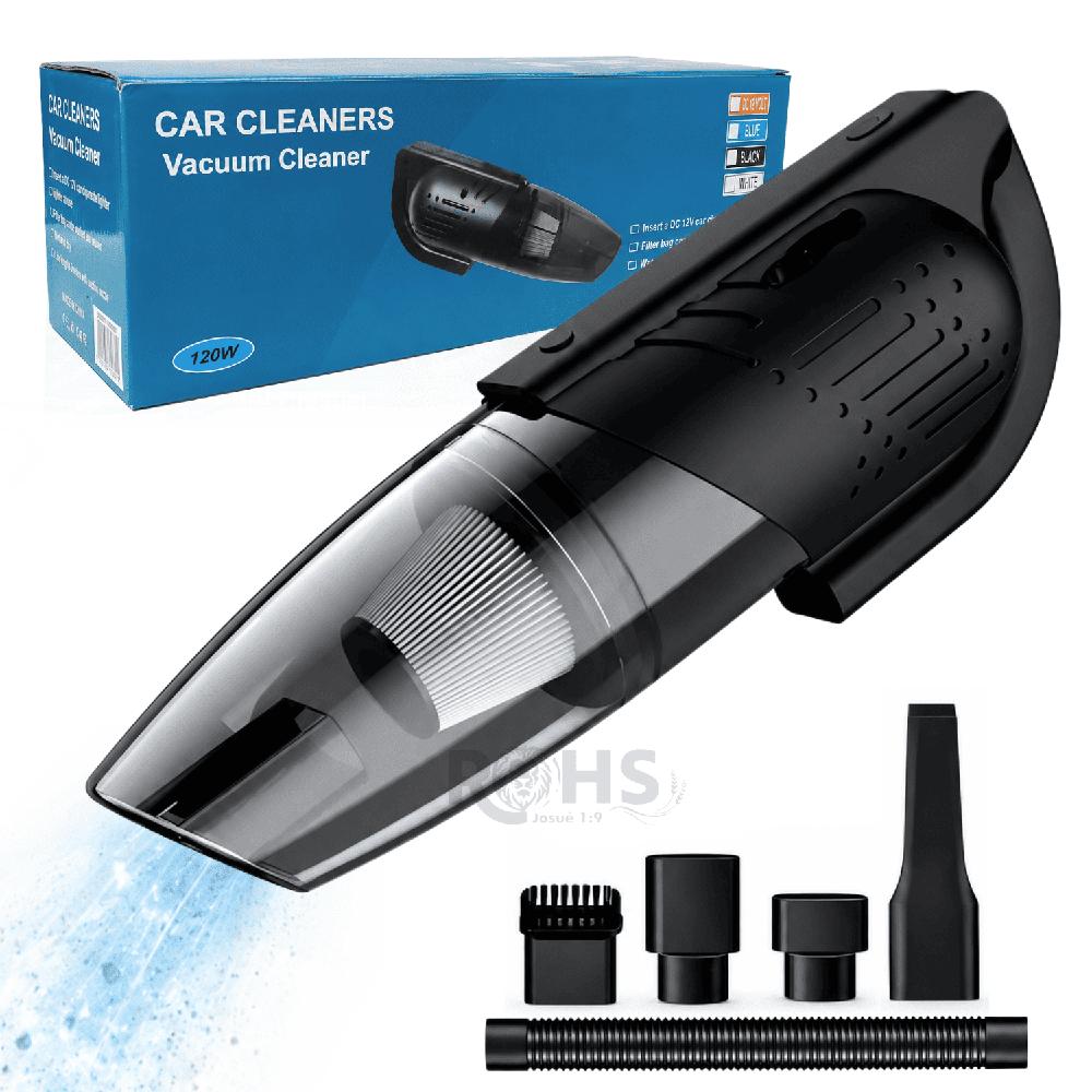 Aspiradora De Mano Recargable 120W  Con Filtro  Y Accesorios De Limpieza