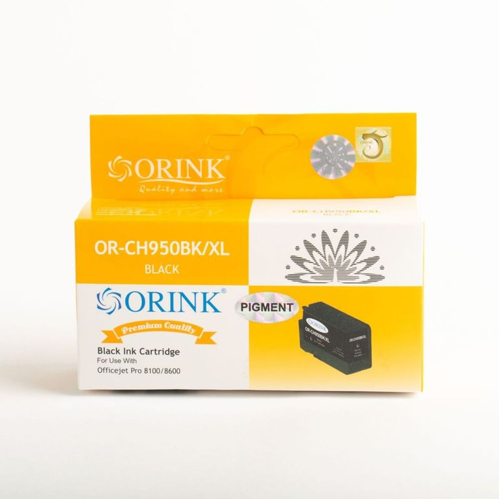 Cartucho de tinta Compatible Orink CH 950 XL Negro  Black