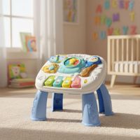 MESA DIDACTICA DE ACTIVIDADES MUSICAL E INTERACTIVA PARA BEBE - CELESTE