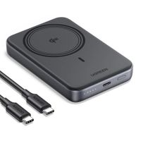Power Bank Ugreen Wireless 15W Qi2 10000mha Magsafe PD30W PB761 - GREY