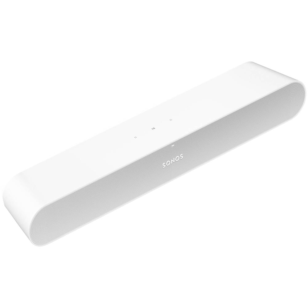Sonos Barra de Sonido Ray (Blanco) - 2.0-Channel, 4 Amplificadores, Conectividad Wi-Fi y E