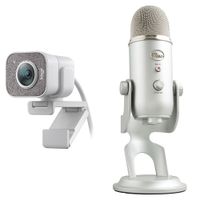 Logitech StreamCam Full HD Webcam y Micrófono USB Blue Yeti - 1080p a 60 fps, Modos Solo,