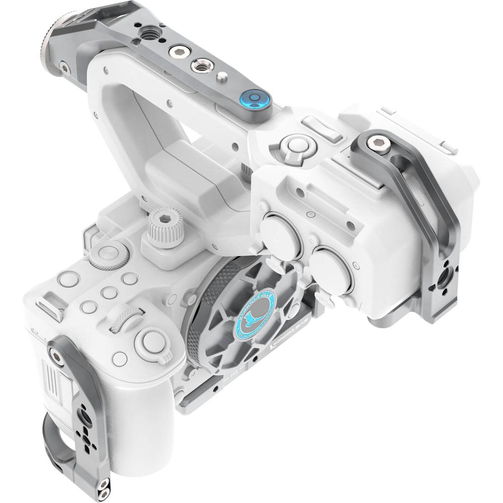 Kondor Blue Cage para Canon EOS C50 con Mango Superior y Soporte para Módulo de Audio XLR