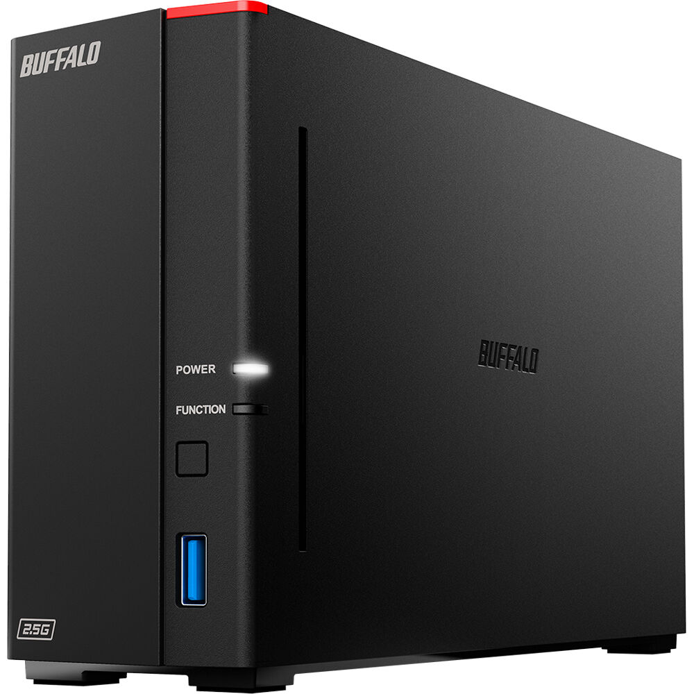 Buffalo LinkStation 710 NAS 4TB - 1-Bay, 1.3 GHz, 2GB RAM, 2.5 GbE, USB 3.2
