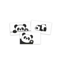 Set de tarjetas de saludo Ingenial Panda x 12 unds.