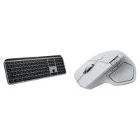 Logitech MX Master 4 Mouse y MX Keys S Teclado Inalámbrico para Mac - Conectividad 2.4 GH