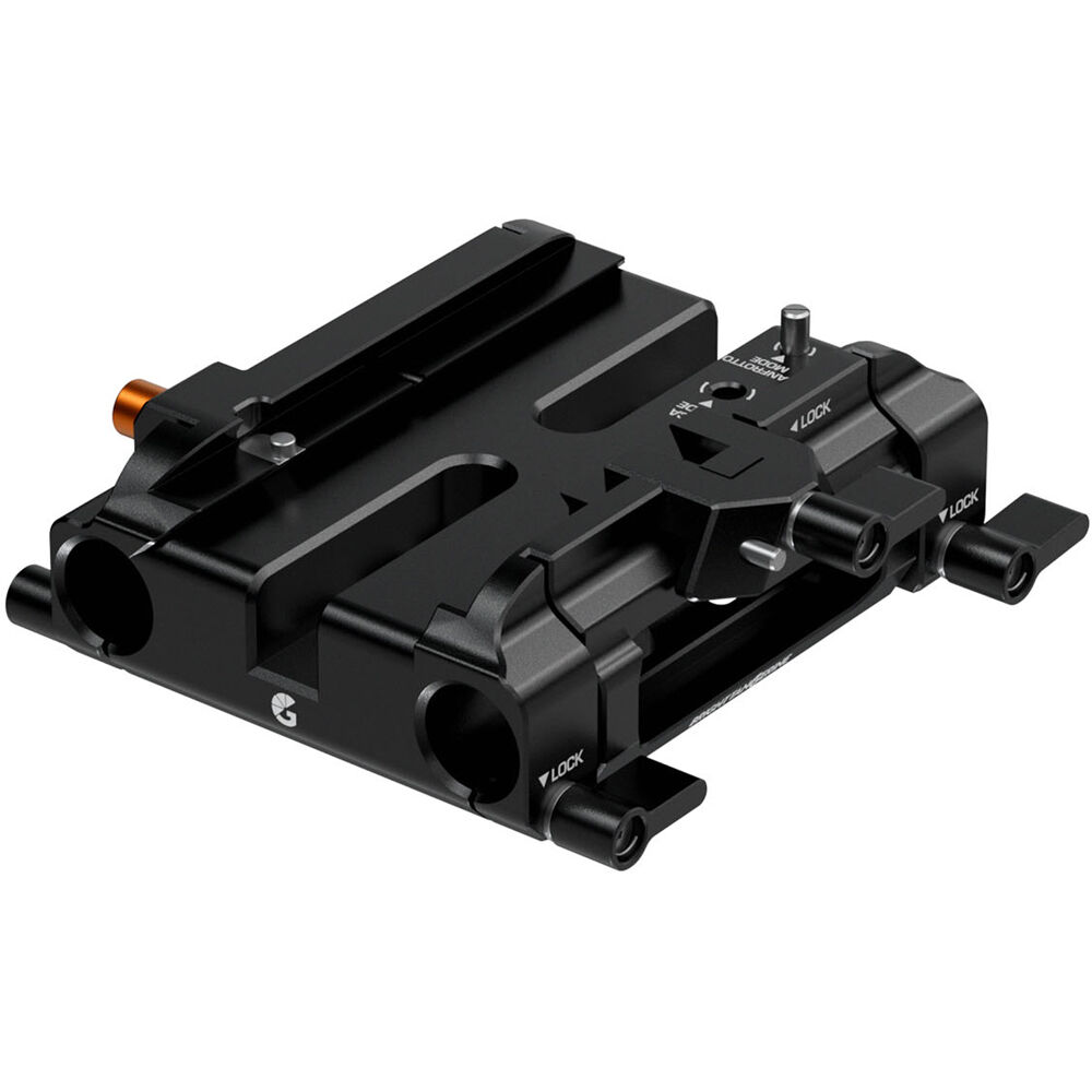 Bright Tangerine Baseplate Create 15mm LWS con Montaje Universal para Placas Manfrotto, Ar