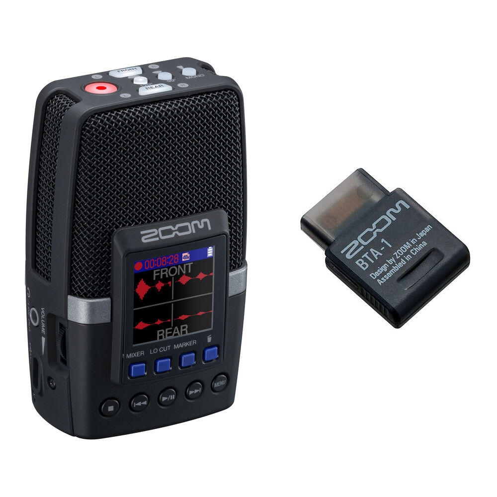 Zoom H2essential Grabadora Portátil 32-Bit Float con Adaptador Bluetooth BTA-1