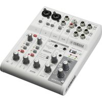 Yamaha AG06MK2 Mezclador de 6 Canales y Interfaz de Audio USB - Conectividad USB-C, Efecto