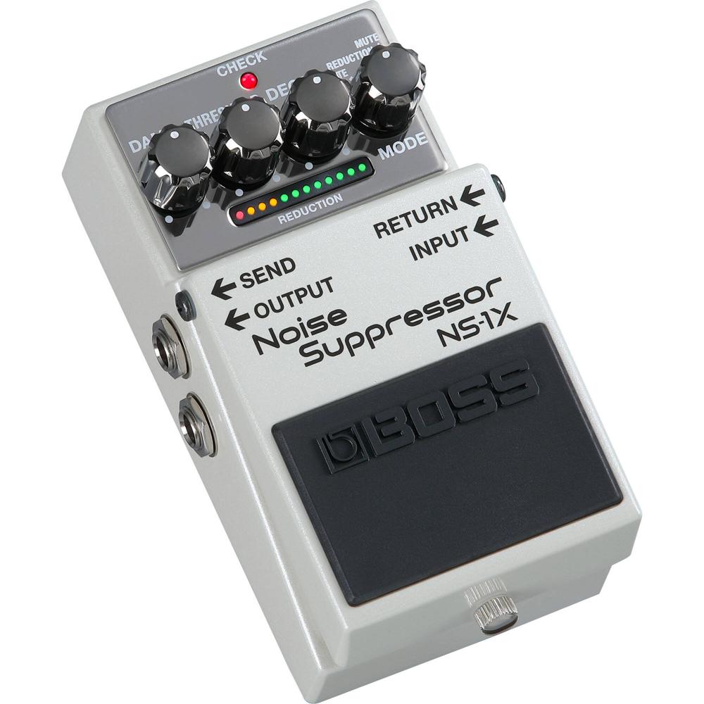 BOSS Pedal de Supresión de Ruido NS-1X con Tecnología MDP, Modos de Reducción, Puerta y