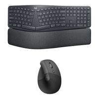 Logitech Kit de Productividad ERGO K860 Teclado Dividido y Mouse Vertical Inalámbrico