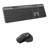 Logitech Combo Kit Teclado Inalámbrico Signature Slim Solar+ y Mouse Inalámbrico MX Mast