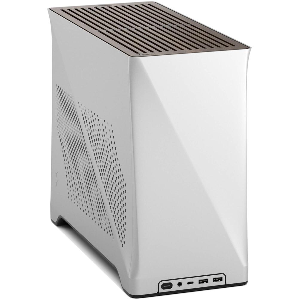 Fractal Design Era 2 Mini-ITX Case Plata - Soporte para Mini-ITX, Estructura de Aluminio y