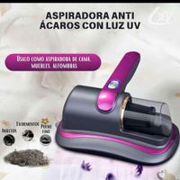 ASPIRADORA ANTI ÁCAROS INALÁMBRICA CON LUZ UV PARA CAMA Y MUEBLES
