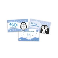 Set de tarjetas de saludo Ingenial Alaska x 12 unds.