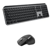 Logitech Combo Kit MX Keys S Teclado Inalámbrico para Mac y Mouse Inalámbrico MX Master