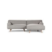 Mueble Seccional Laica - 2 piezas Gris Plata
