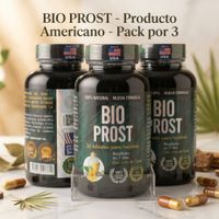 Pack x3 BioProst Americano Tratamiento Completo de 60 Tabletas para la Salud Masculina