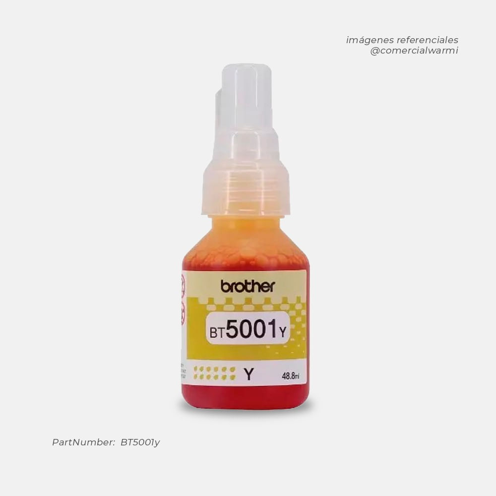 Cartucho de Tinta Amarillo Brother BT5001Y