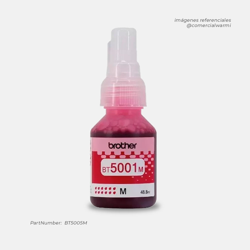 Cartucho de Tinta Brother MAGENTA BT5001M
