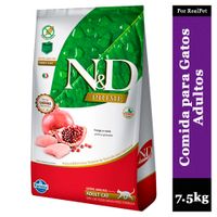 Comida para Gato Adulto NYD Pollo y Granada 7.5 kg