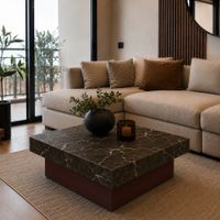 Mesa de Centro Moderna Osaka TU MESITA Burdeos y Mamba