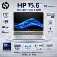 Laptop HP 15.6  FHD Intel Core Ultra 5 225U 24GB DDR5 512GB SSD Windows 11 Warm Gold 15-FD2362LA