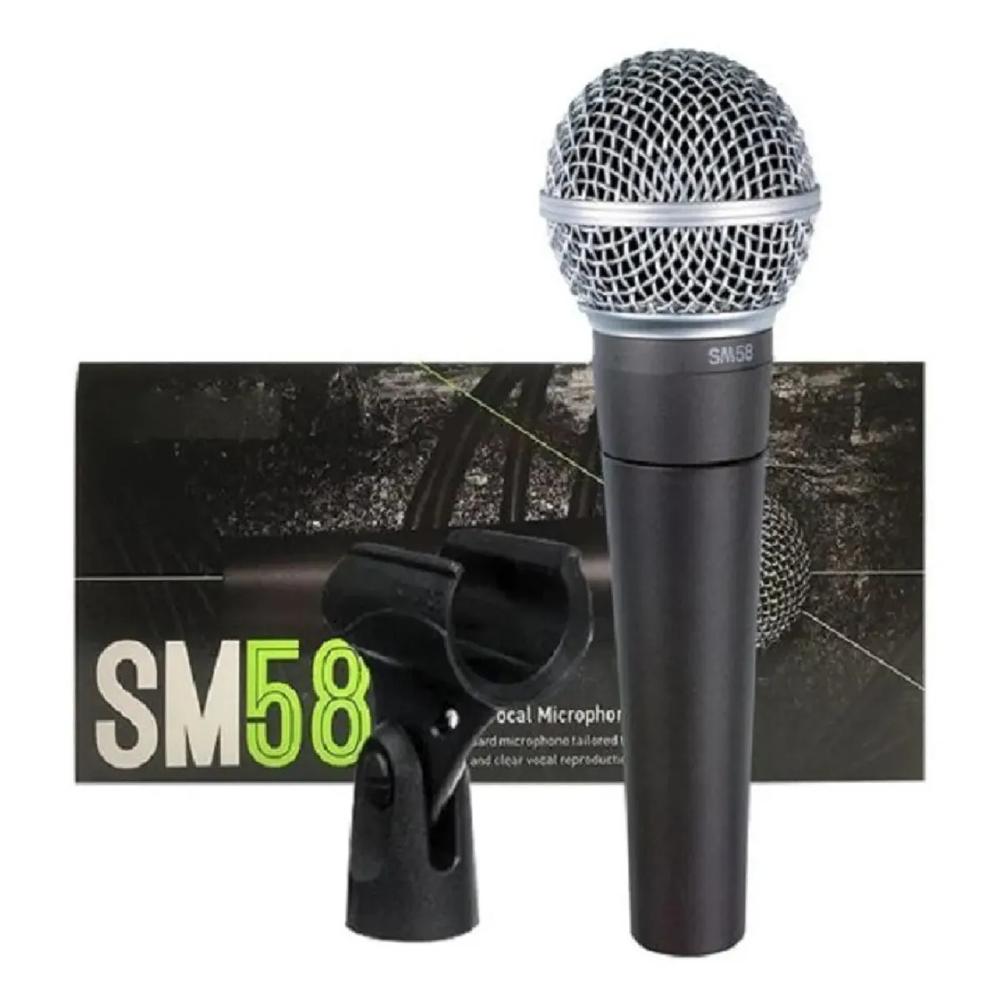 Micrófono Shure SM58-LC Dinámico Cardioide - Negro