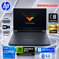 Laptop Gamer HP Victus 15.6  FHD 144Hz Intel i5 13420H 8GB RAM 512GB SSD RTX 3050 6GB 15-FA2013DX