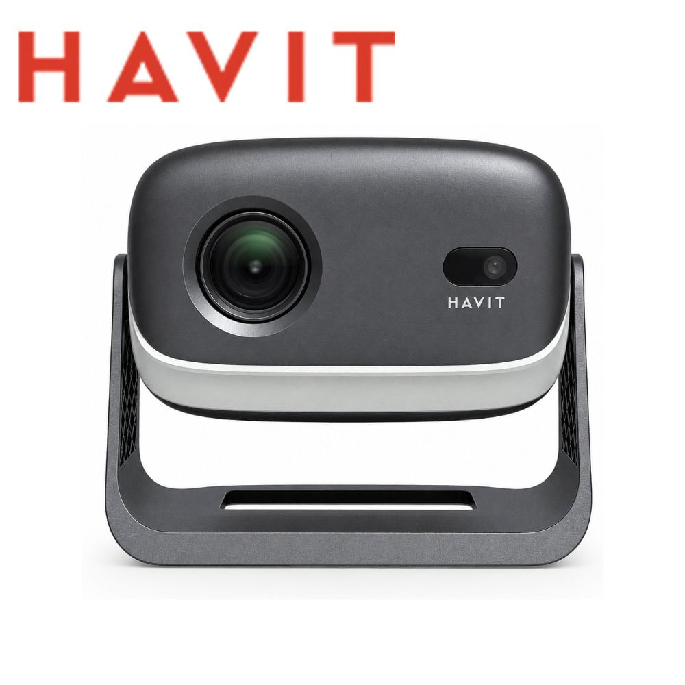 Proyector Inteligente HAVIT  PJ235 PRO 8000 Lumens Android TV Negro