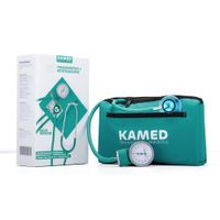 Tensiómetro Manual Aneroide con Estetoscopio KAMED Turquesa