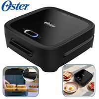 Sandwichera Compacta Con Platos Hondos Ckstsm400 Negro