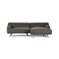 Mueble Seccional Laica - 2 piezas Gris oscuro
