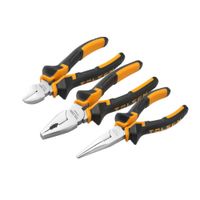 Juego de 3 alicates para electricista Tolsen 10400