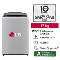 Lavadora LG WT17DV6T 17KG AI DD Inteligencia Artificial Gris