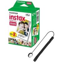 PELÍCULA INSTANTÁNEA FUJIFILM INSTAX MINI - PACK 20 HOJAS | BLANCO