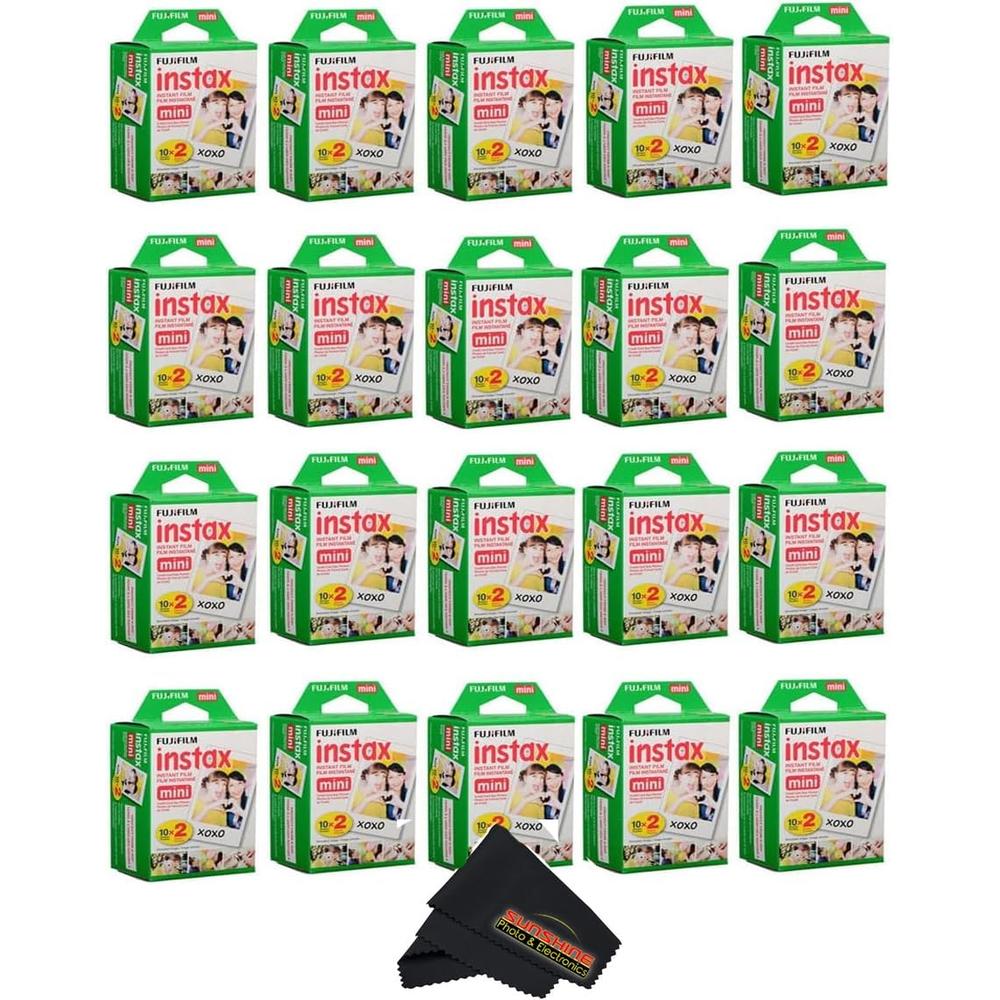 PELÍCULA INSTANTÁNEA FUJIFILM INSTAX MINI - PACK 400 HOJAS