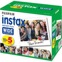 PELÍCULA INSTANTÁNEA FUJIFILM INSTAX WIDE - PACK 50 HOJAS