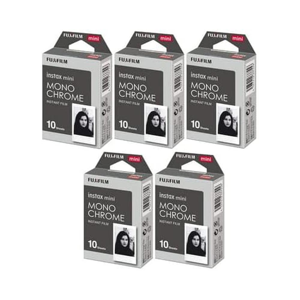 PELÍCULA INSTANTÁNEA FUJIFILM INSTAX MINI MONOCROMÁTICA - PACK 50 HOJAS