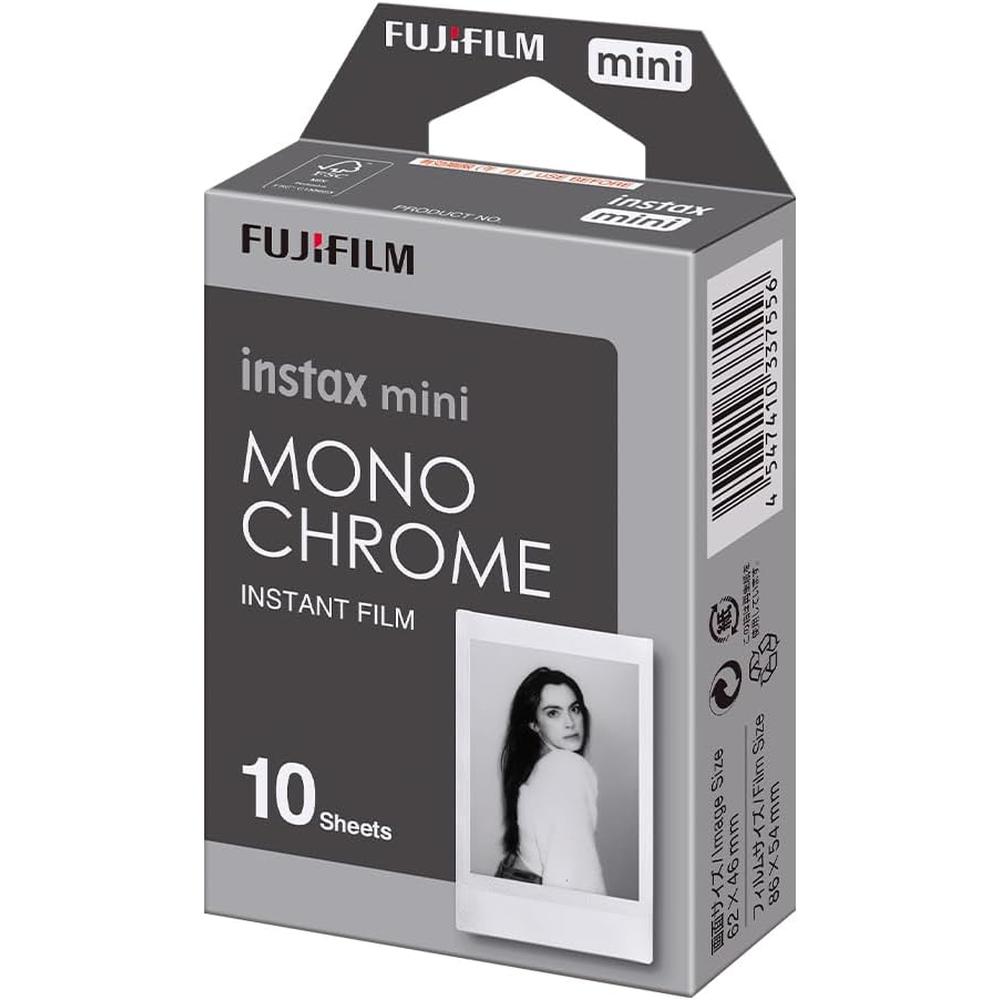 PELÍCULA INSTANTÁNEA FUJIFILM INSTAX MINI MONOCROMÁTICA - PACK 10 HOJAS
