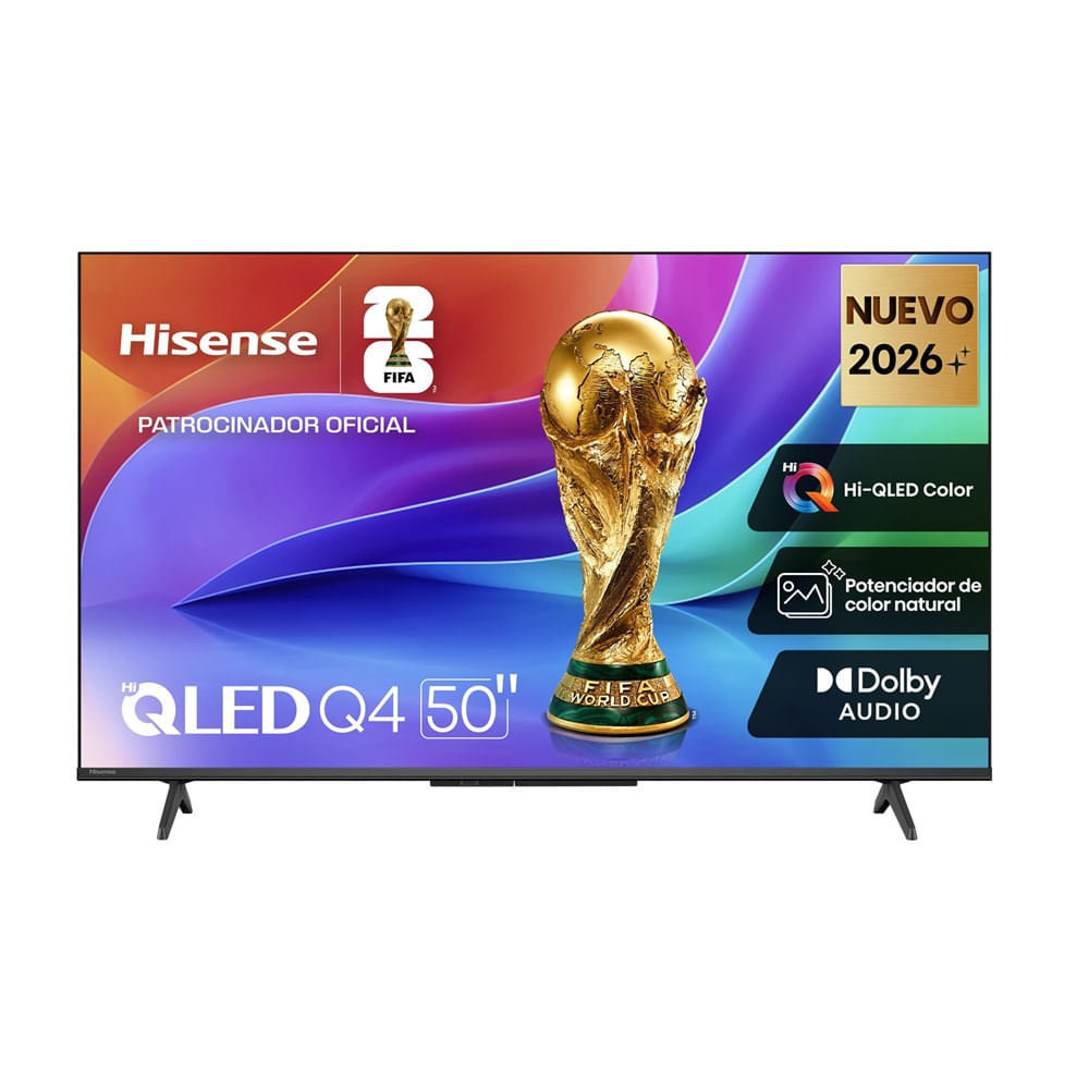 Televisor Hisense 50 "" 50Q4SV 2026 QLED 1920 × 1080 (Full HD) VIDAA Negro