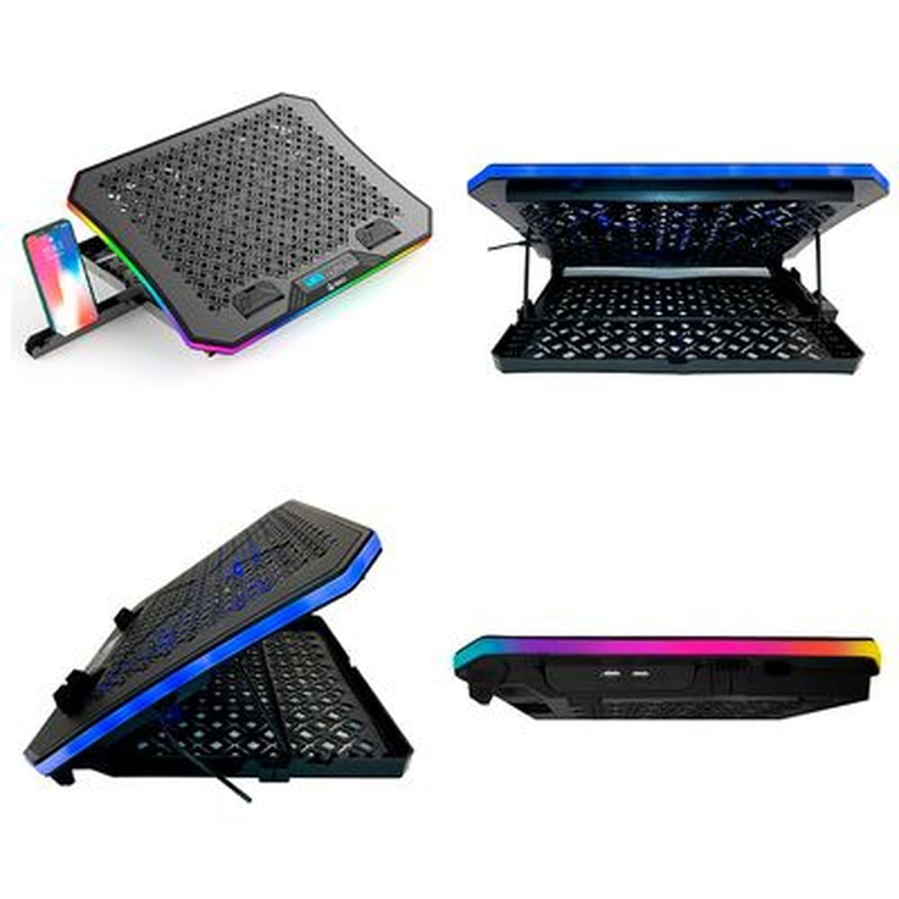 Cooler TEROS TE-7130N, compatible con notebooks de hasta 15.6"", 3 fan de 11 cm
