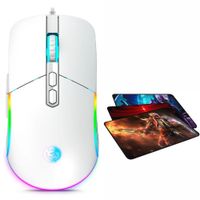 Mouse Gamer Cybertel Striker M601W 7b 7200dpi + Pad Mouse