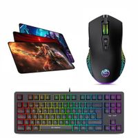 Kit Gamer Cybertel 3 en 1 Teclado + Mouse + Pad Mouse