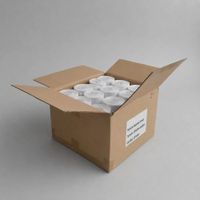 Caja de 20 rollos de 800 etiquetas adhesivas térmico 100x50mm TD blanco tuco de 1 pulgada