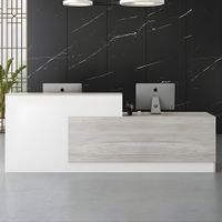 Counter de recepción Taro Blanco y Ceniza | Masiva Home