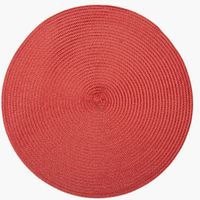 Set X6 Manteles Individuales Rojos Para Comedor